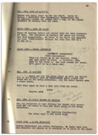 Moe Howard's 30pp. Script Dated April 1937 for The Three Stooges Film ''Playing the Ponies'' -- With Numerous Annotations in Moe's Hand -- Bound by Staples, Very Good Condition